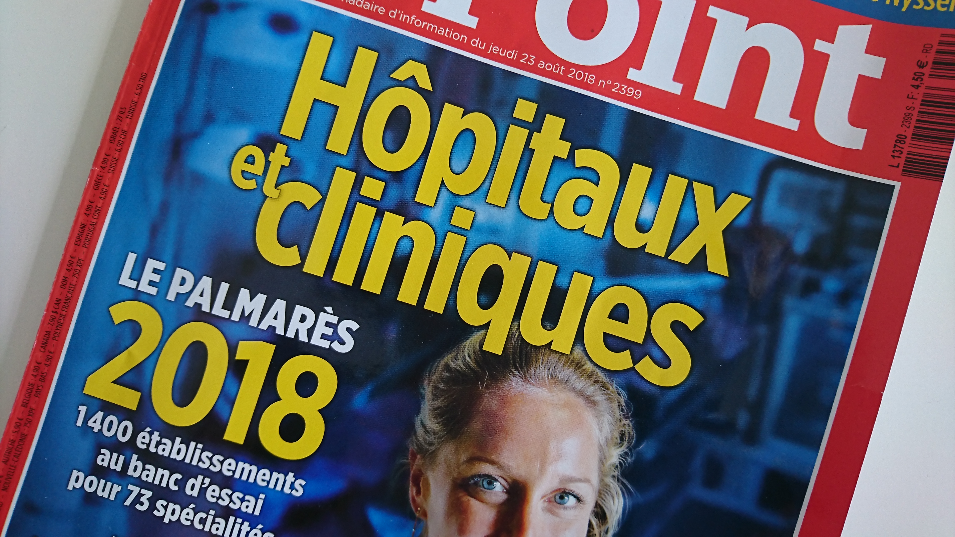 Palmarès 2018 du magazine Le Point 