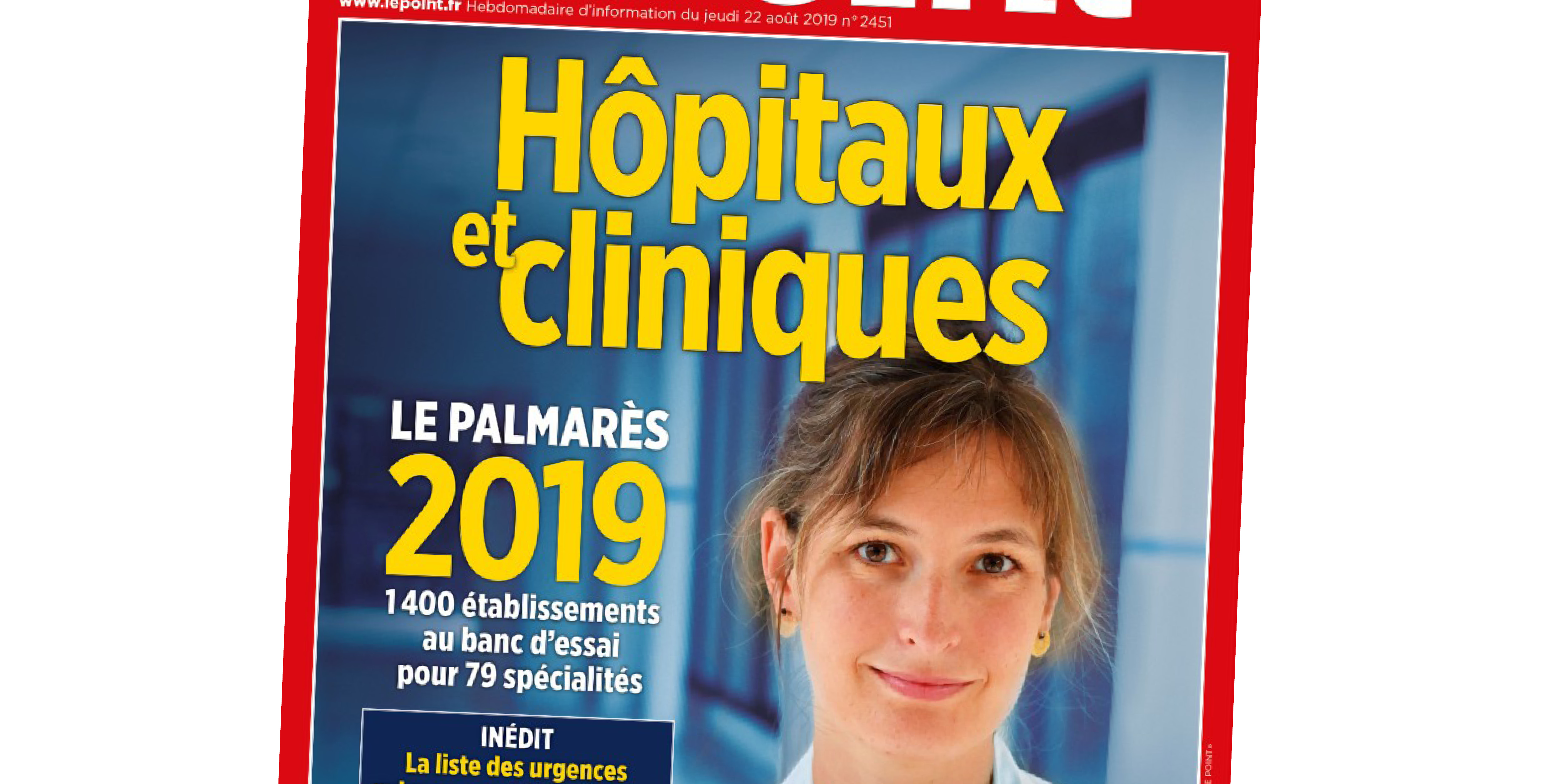 Magazine Le Point : Le CHR bien classé au palmarès 2019