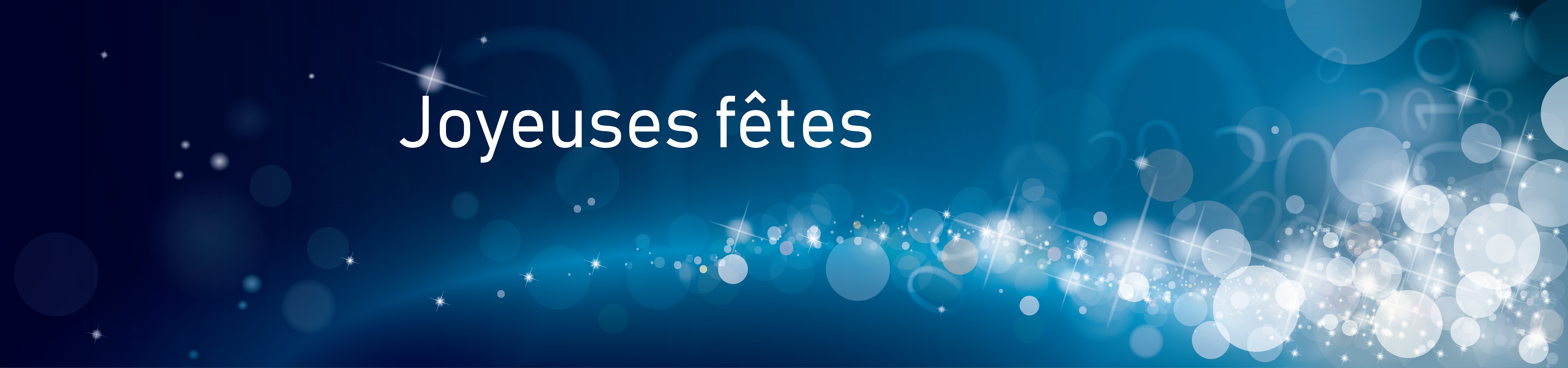 Joyeuses fêtes de fin d'année