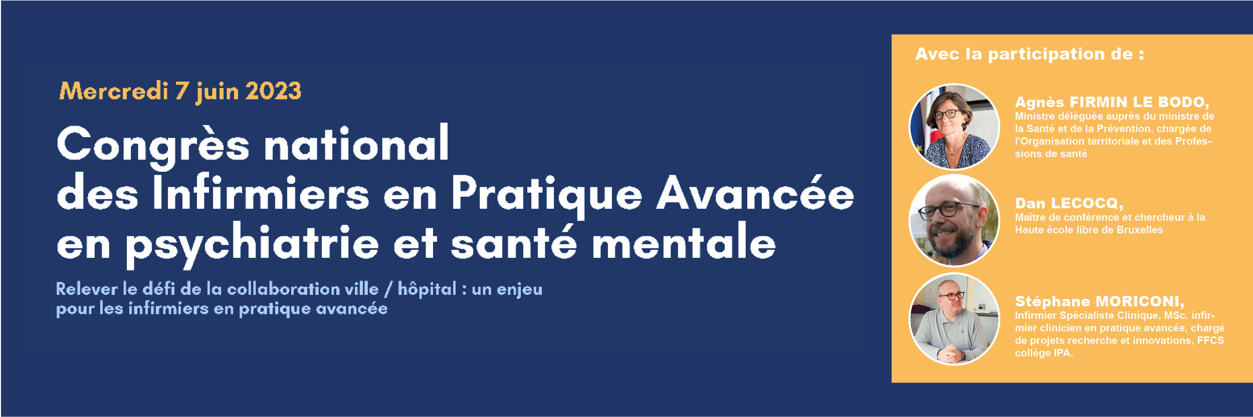 1er Congrès national des IPA psychiatrie et santé mentale : ouverture des inscriptions