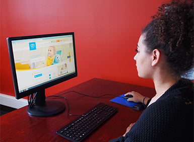 personne étant sur le site internet du CHR