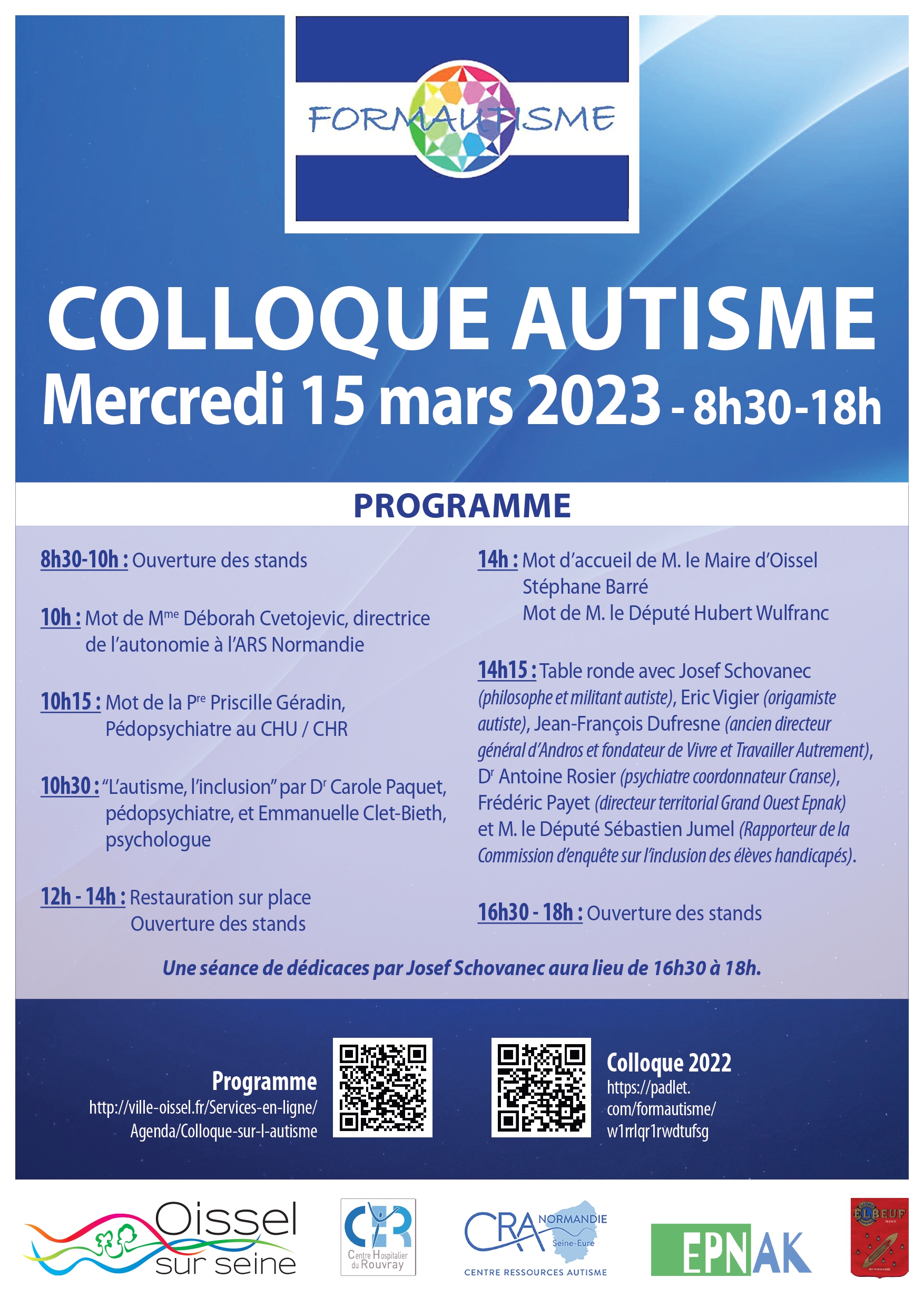 Programme colloque autisme