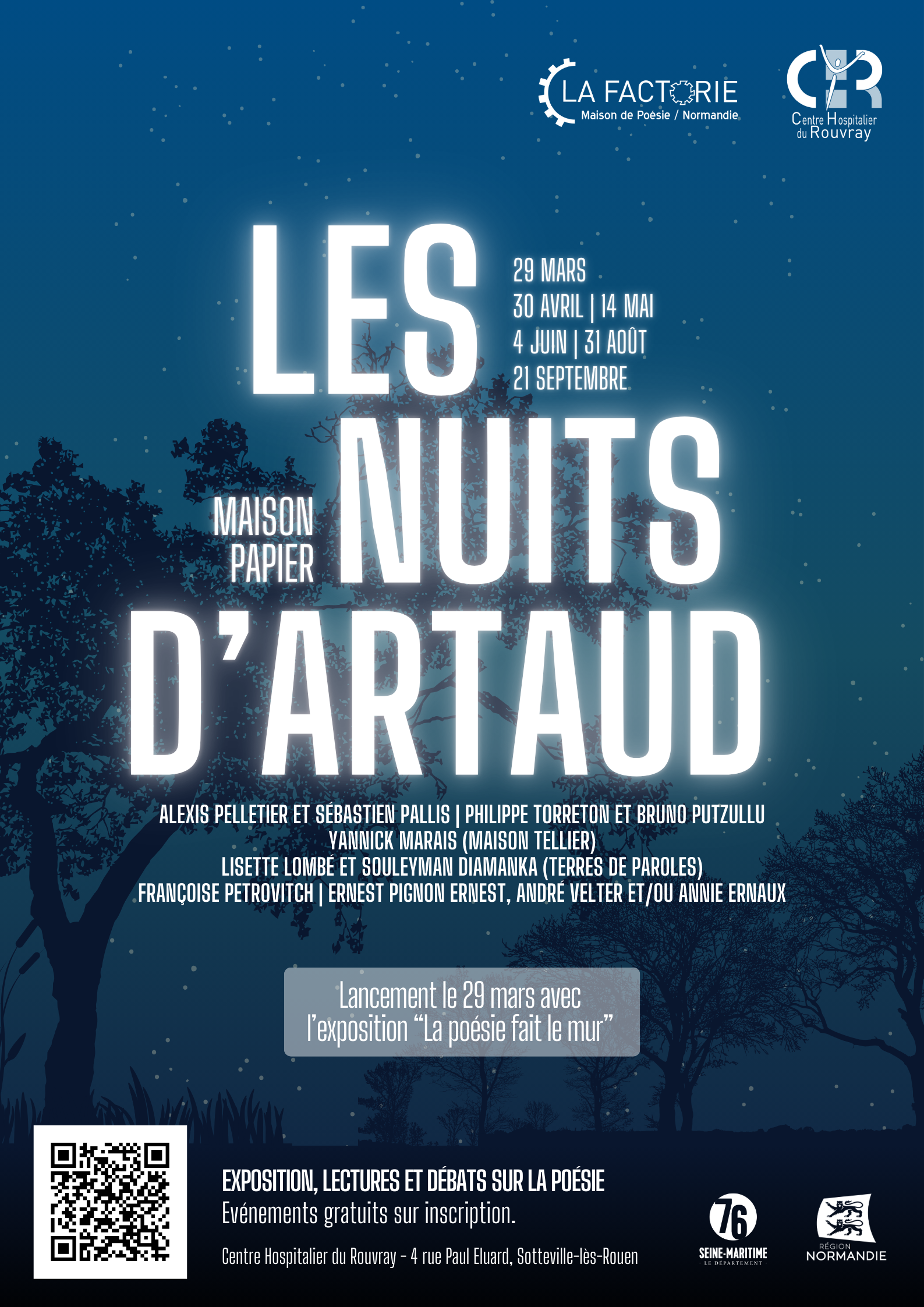 Affiche Nuits d'Artaud