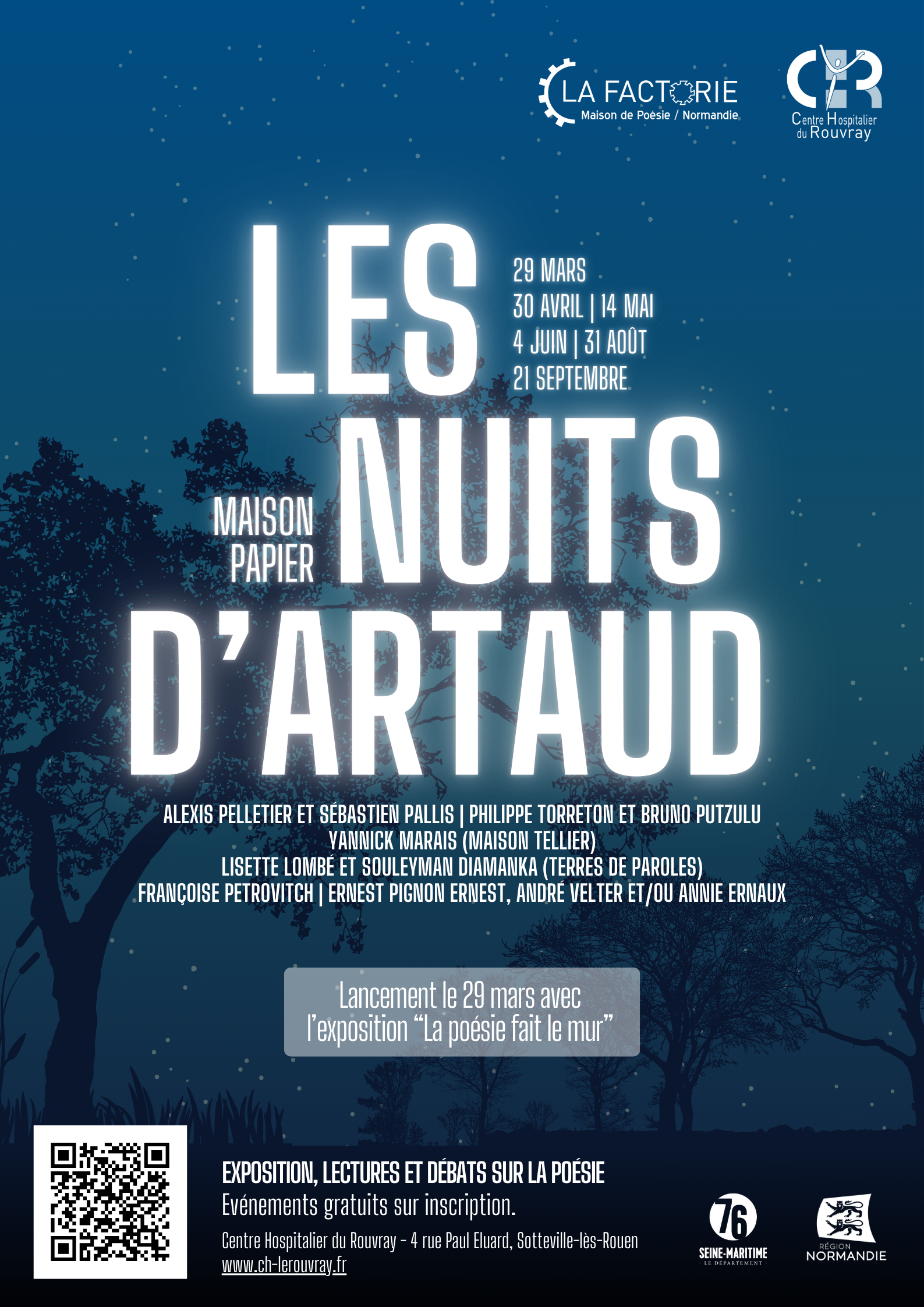 Affiche Les Nuits d'Artaud
