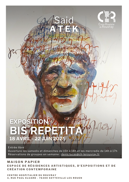 affiche exposition Said ATEK