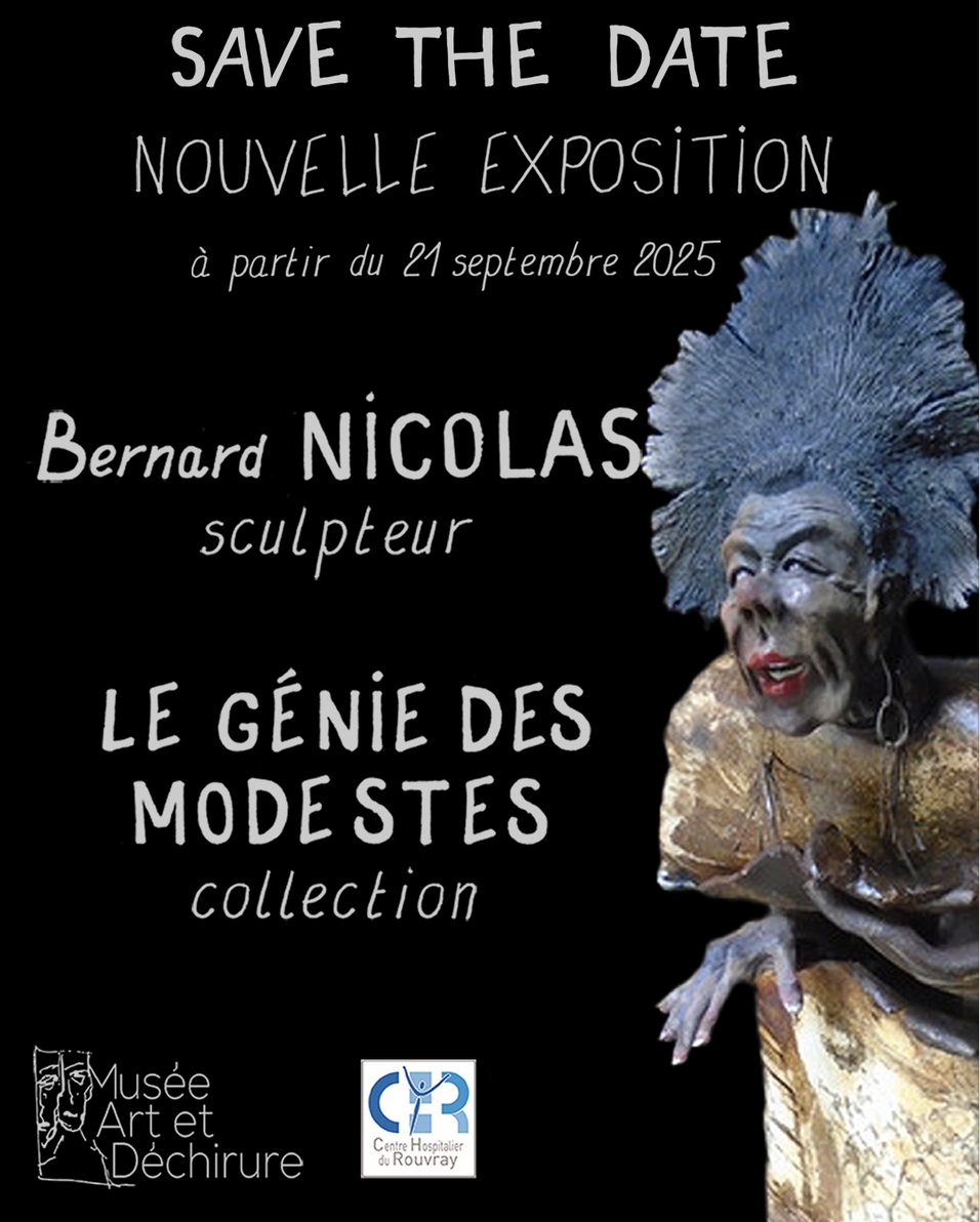 affiche exposition musée art et déchirure